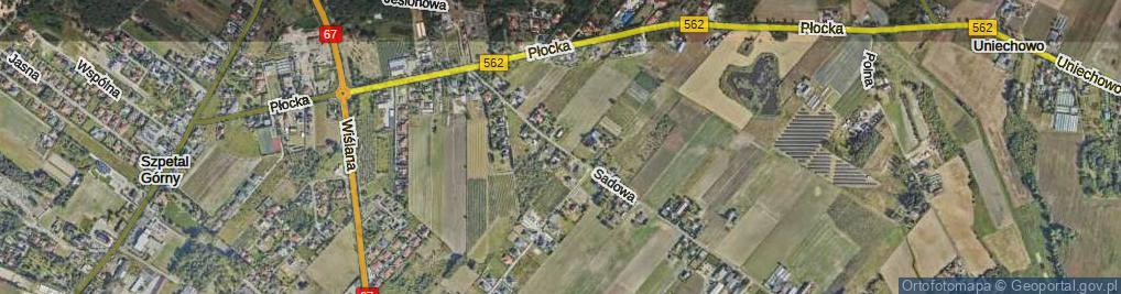 Zdjęcie satelitarne Sadowa ul.